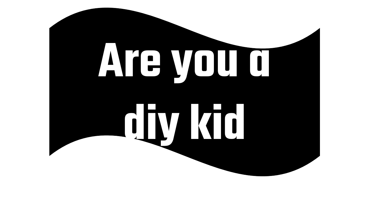 Are you a diy kid