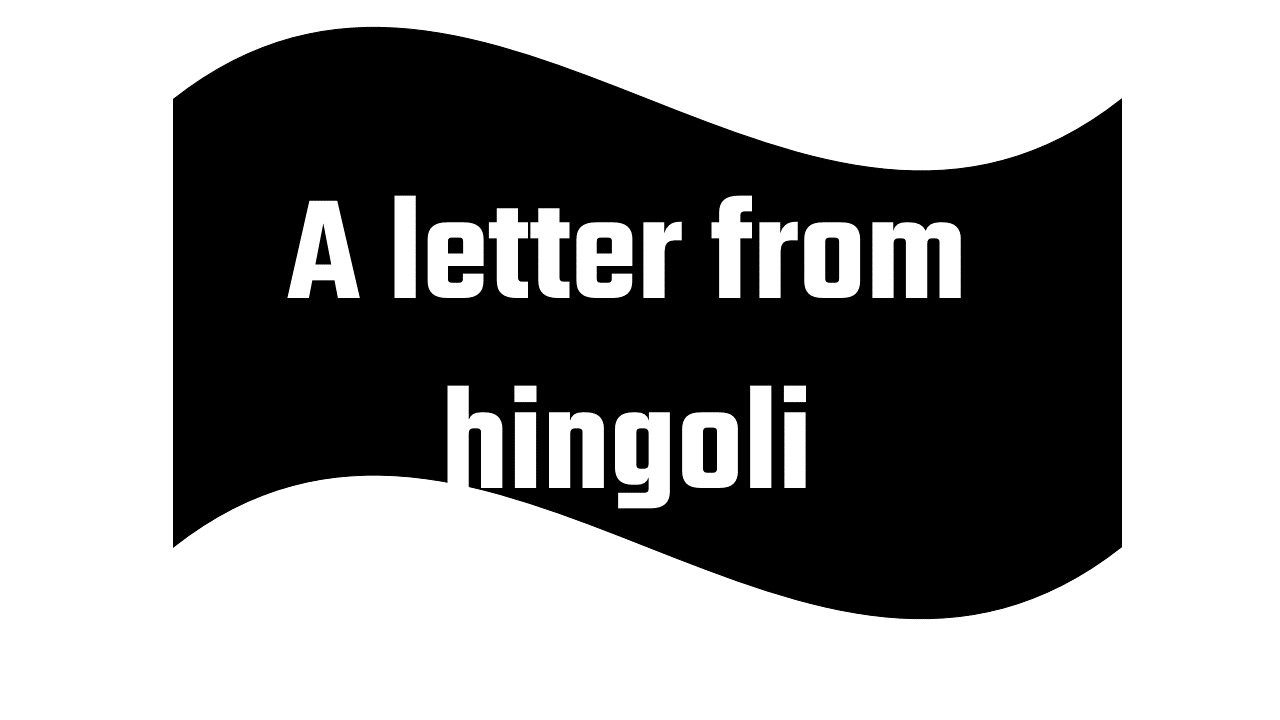 A letter from hingoli