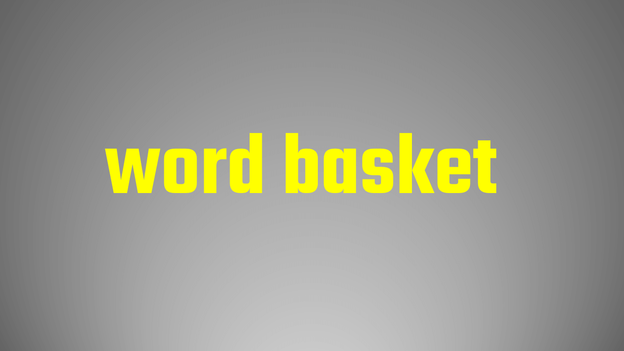 word basket class 2 english
