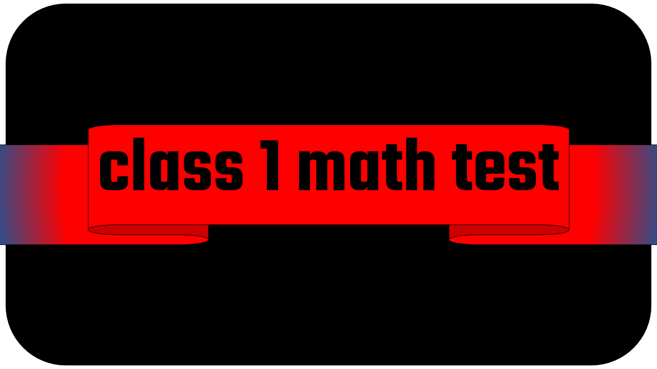 class 1 math test