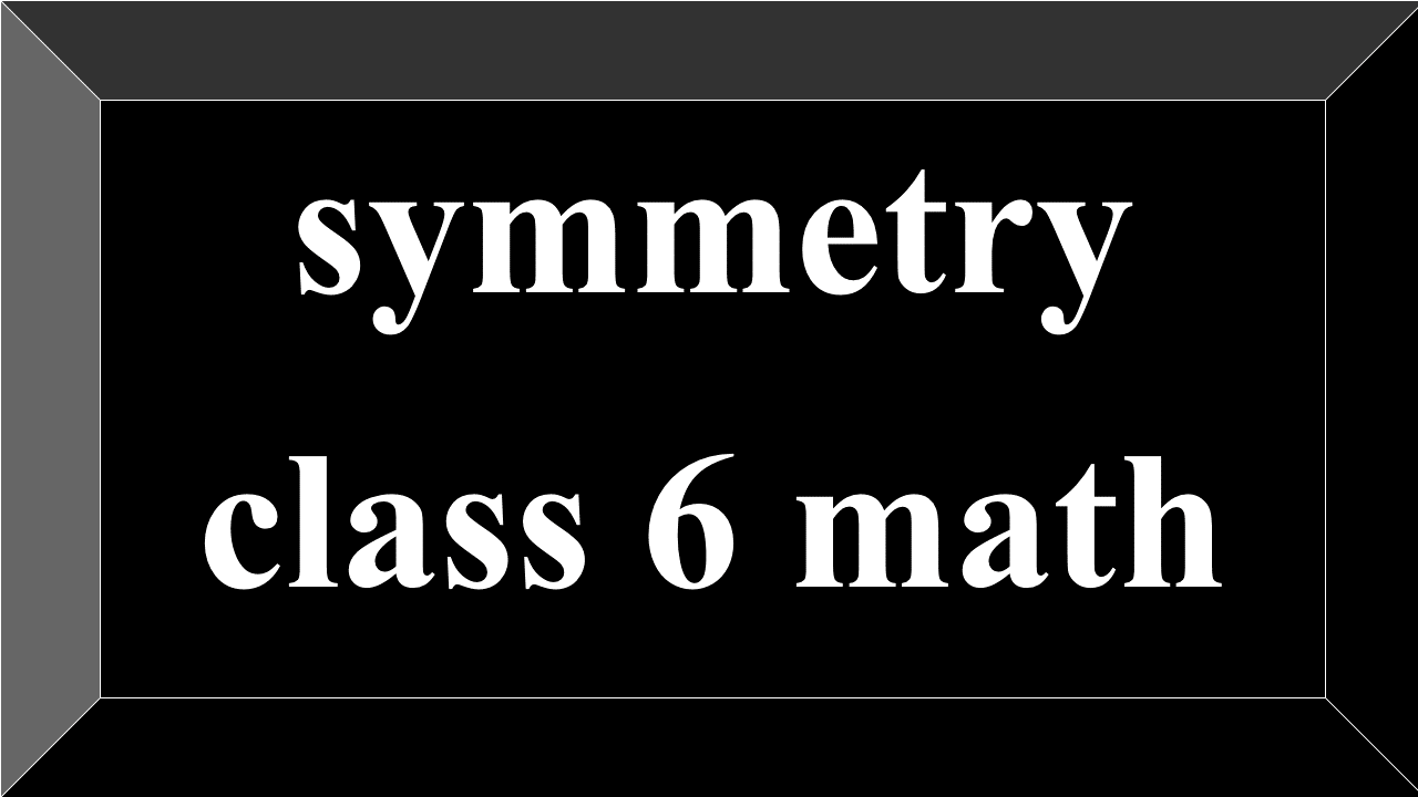 symmetry class 6 math